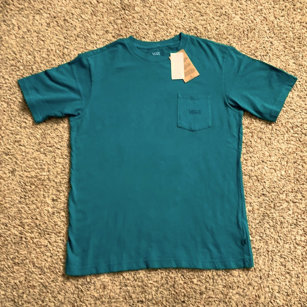Vans women’s pocket T-shirt forest green size M